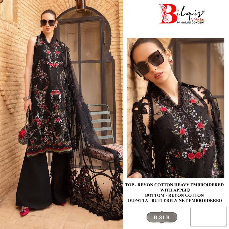 Bilqis B 81 A-B Salwar Kameez Wholesale Catalog