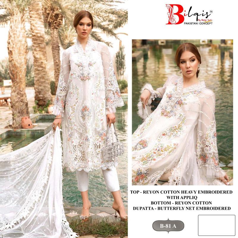 Bilqis B 81 A-B Salwar Kameez Wholesale Catalog