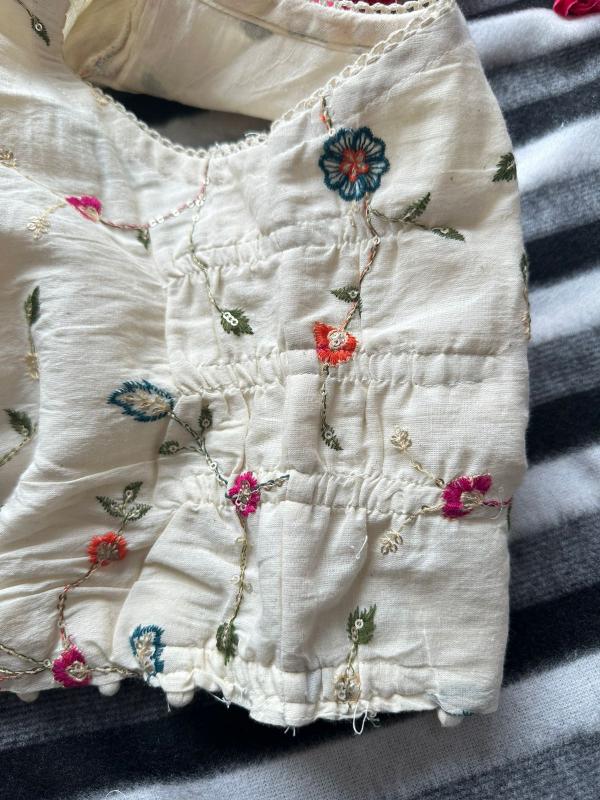 Blousewala Khadi collar