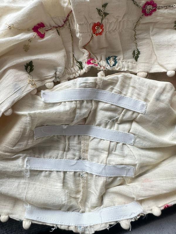 Blousewala Khadi collar