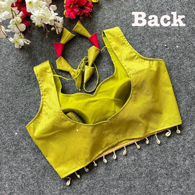 Blousewala Trendy Navratri Blouse With with Real Kodi and Fancy Latkan