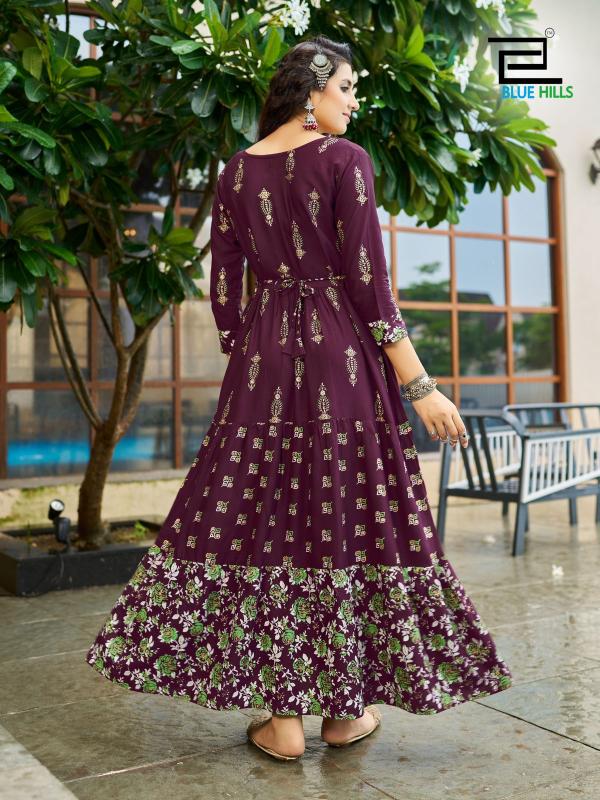 BLUE HILLS Bournvilla Vol 10.0 Best Long Kurtis Online Shopping India Wholesale Catalog