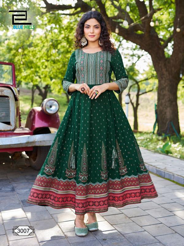 Blue Hills Inaya Vol 3 Branded Kurtis Dealer in India Wholesale Catalog