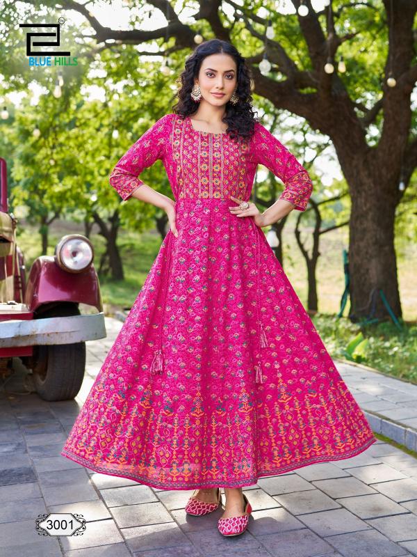 Blue Hills Inaya Vol 3 Branded Kurtis Dealer in India Wholesale Catalog