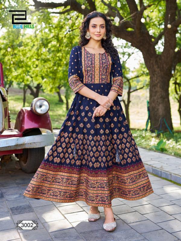 Blue Hills Inaya Vol 3 Branded Kurtis Dealer in India Wholesale Catalog