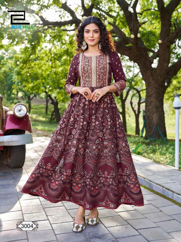 Blue Hills Inaya Vol 3 Branded Kurtis Dealer in India Wholesale Catalog