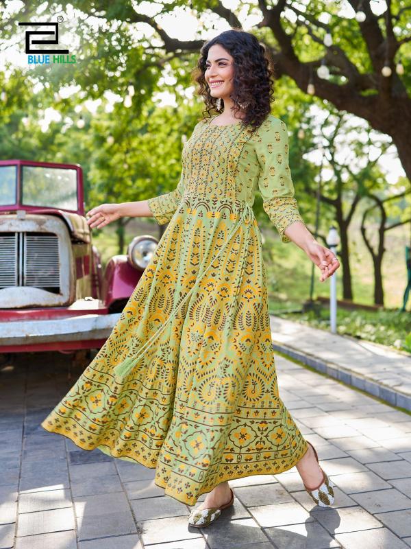Blue Hills Inaya Vol 3 Branded Kurtis Dealer in India Wholesale Catalog