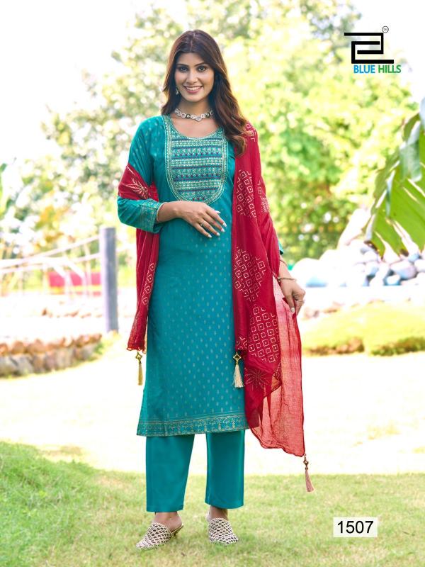 Blue Hills Royal Touch Vol 15 Print Kurtis Online India Wholesale Catalog