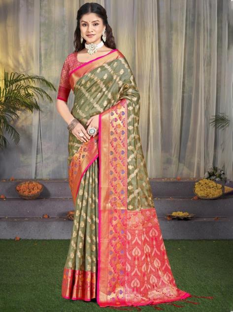 Bunawat Akshya Cotton Silk Saree Wholesale Catalog
