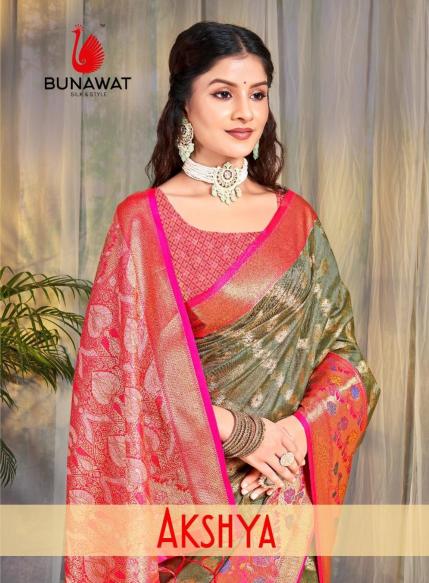 Bunawat Akshya Cotton Silk Saree Wholesale Catalog