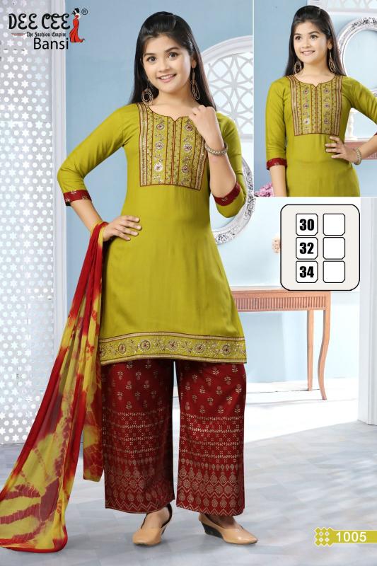 Deecee Bansi green kurti online india wholesale catalog