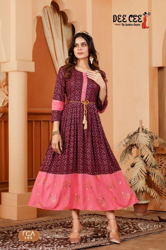 DEECEE Fiza Buy Branded Kurtis Online India Wholesale Catalog
