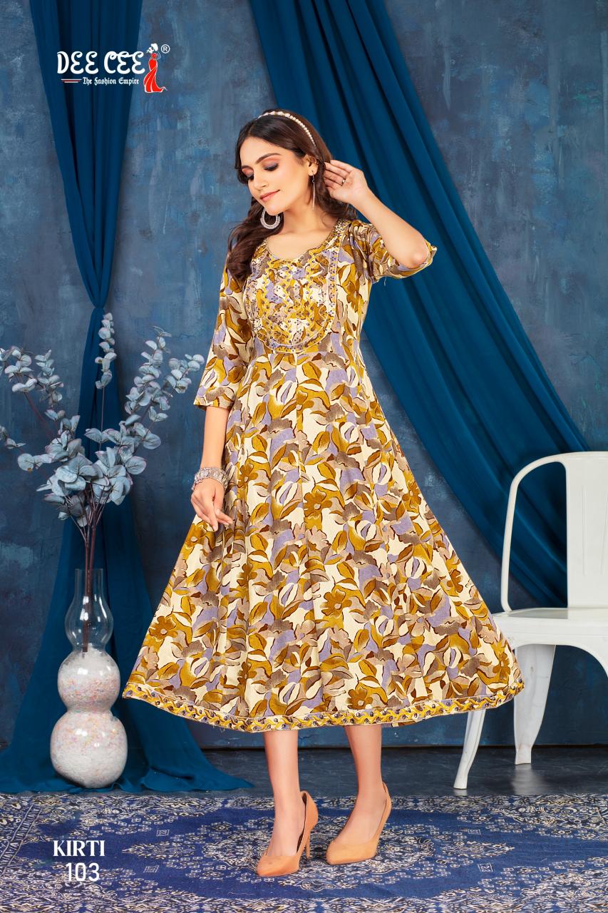 Deecee Kirti Kurti Wholesale Catalog