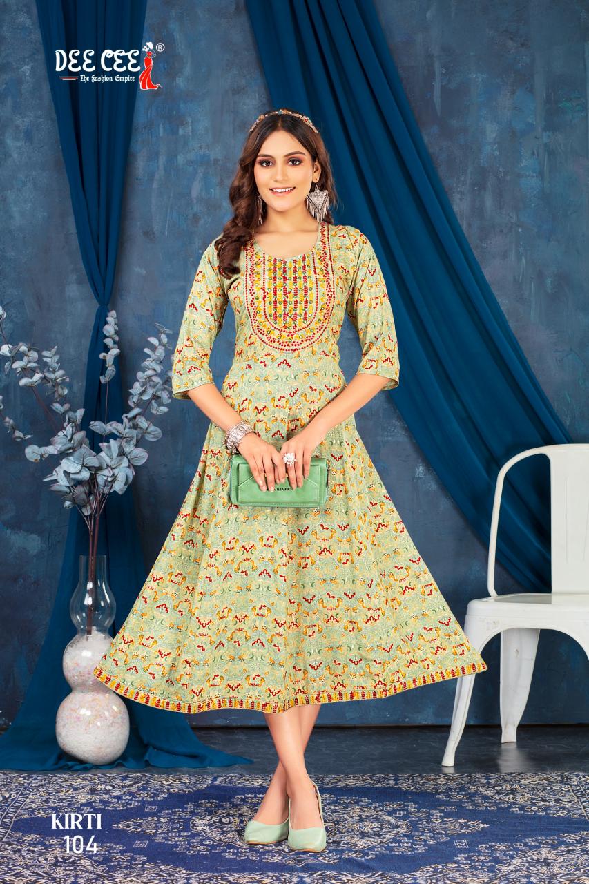 Deecee Kirti Kurti Wholesale Catalog
