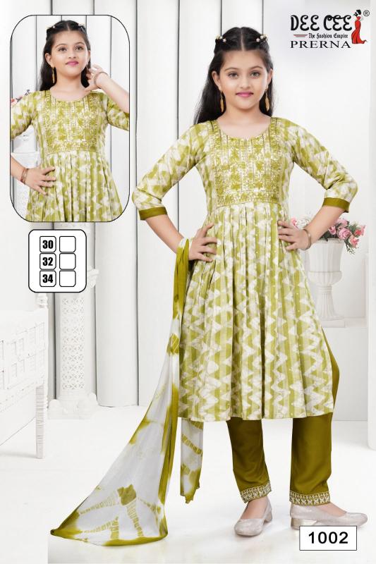 Deecee Prerna Kids Modern Kurtis Online India Wholesale Catalog