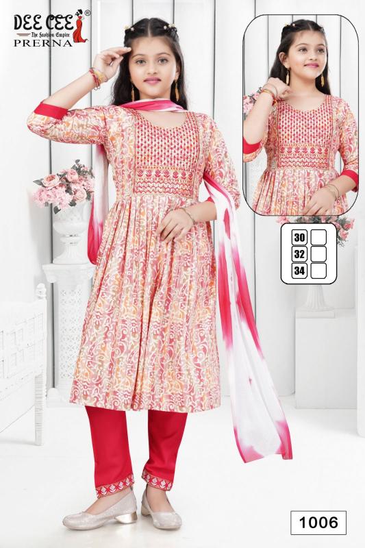 Deecee Prerna Kids Modern Kurtis Online India Wholesale Catalog