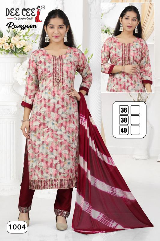Deecee Rangeen Best Casual Kurti Brands in India Wholesale Catalog