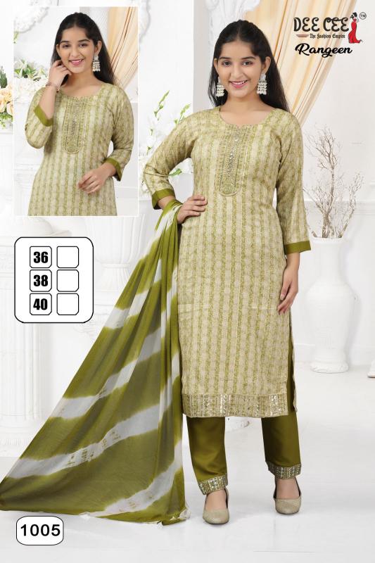 Deecee Rangeen Best Casual Kurti Brands in India Wholesale Catalog