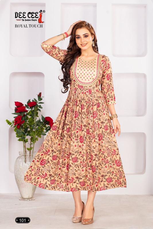 Deecee Royal Touch branded kurti india Wholesale Catalog