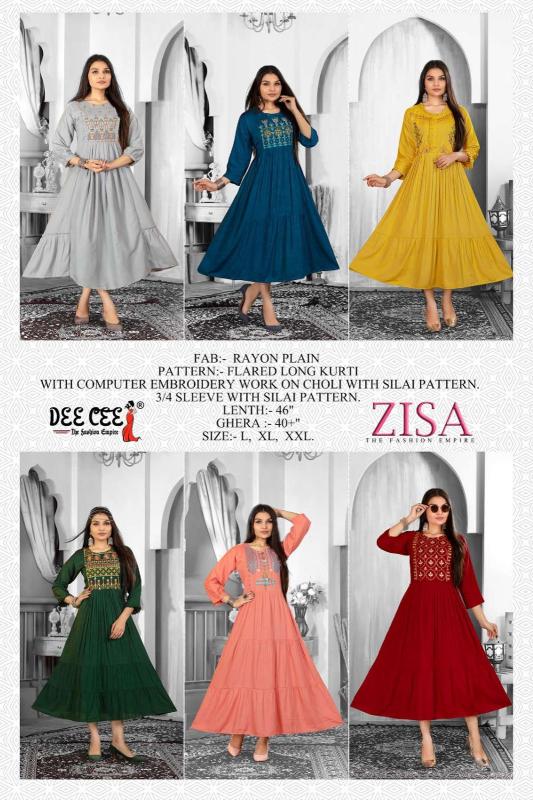 DEECEE Zisa Buy Cheap Ladies Kurtis Online India Wholesale Catalog