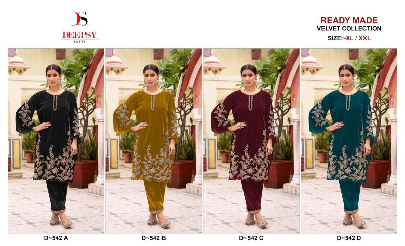 DEEPSY D-542 ABCD Salwar Kameez Wholesale Catalog
