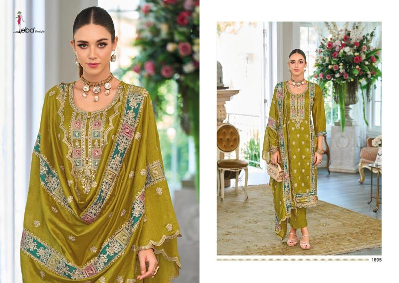 Eba Noura Silk Readymade Salwar Kameez Wholesale Catalog 