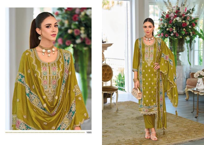 Eba Noura Silk Readymade Salwar Kameez Wholesale Catalog 
