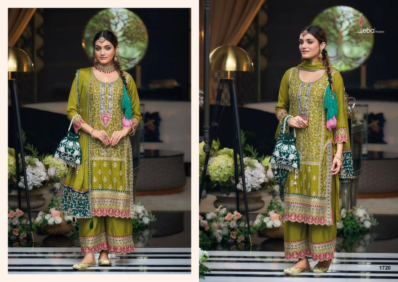 Eba Simran hevey Chinon Salwar Kameez Wholesale Catalog