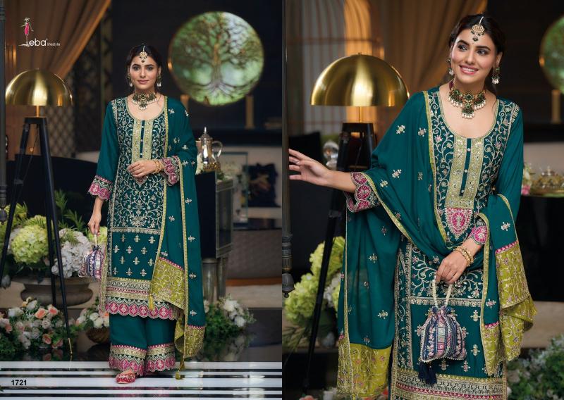 Eba Simran hevey Chinon Salwar Kameez Wholesale Catalog