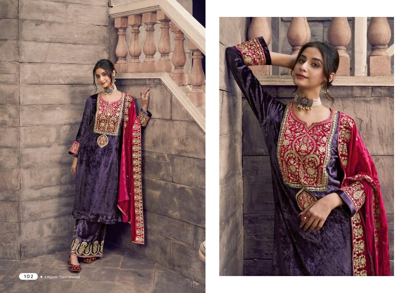 ESTA ORA Velvet Salwar Kameez Wholesale Catalog