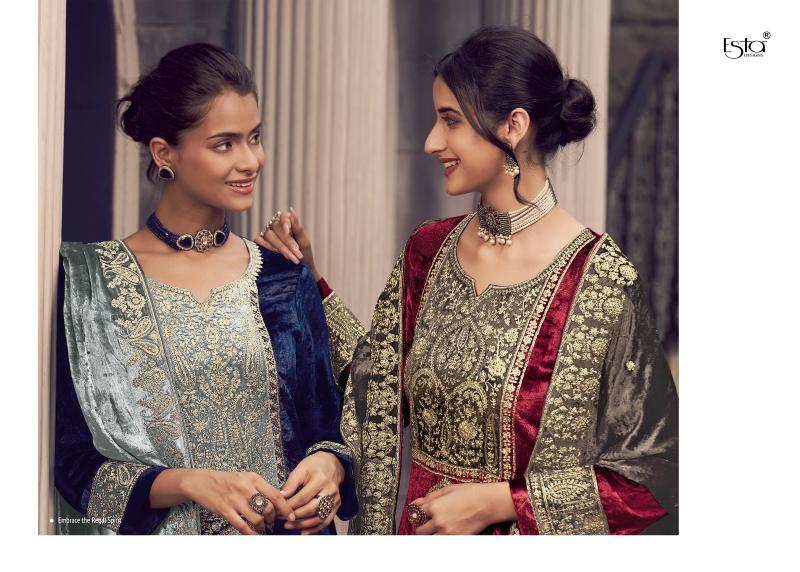 ESTA ORA Velvet Salwar Kameez Wholesale Catalog