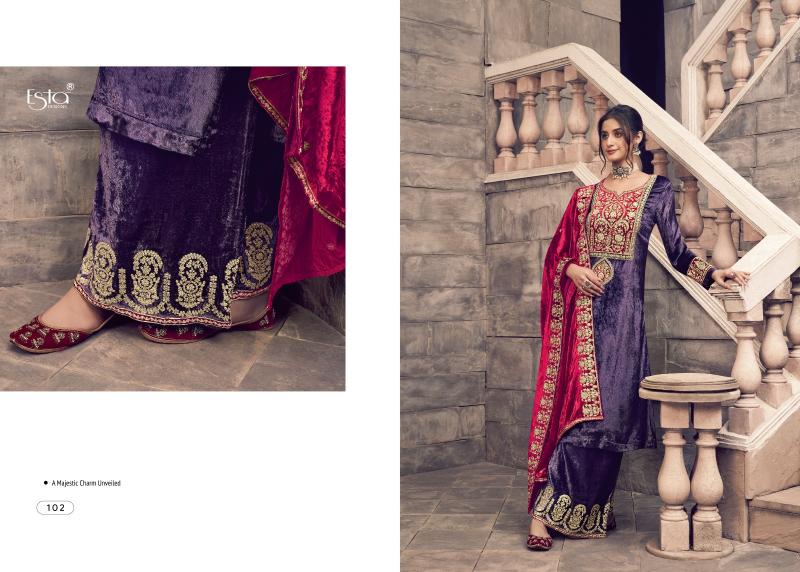 ESTA ORA Velvet Salwar Kameez Wholesale Catalog