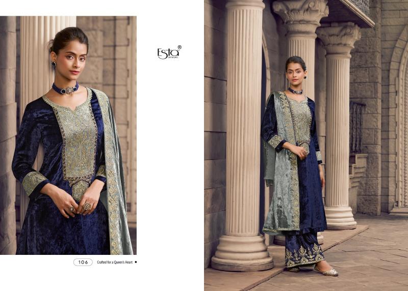 ESTA ORA Velvet Salwar Kameez Wholesale Catalog