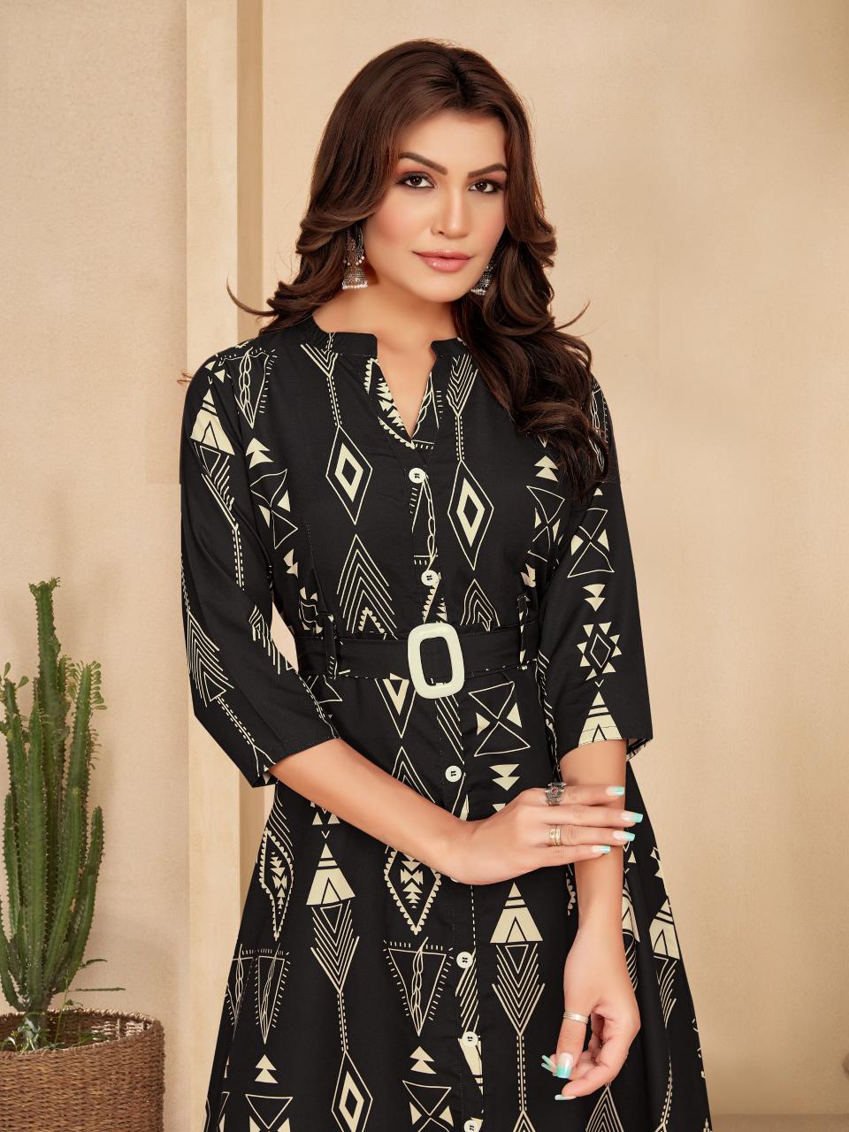 FabZoo Festival Anarkali Kurti Wholesale Catalog