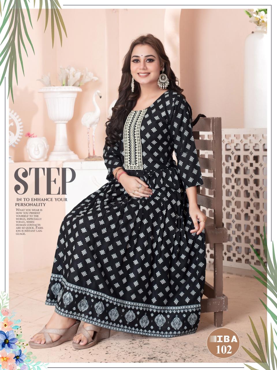 Fashion Talk IBA Anarkali Kurti Wholesale Catalog