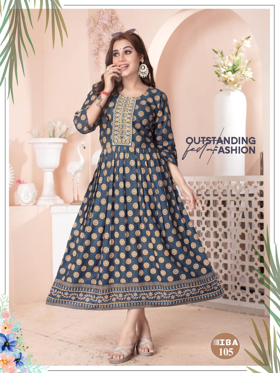Fashion Talk IBA Anarkali Kurti Wholesale Catalog