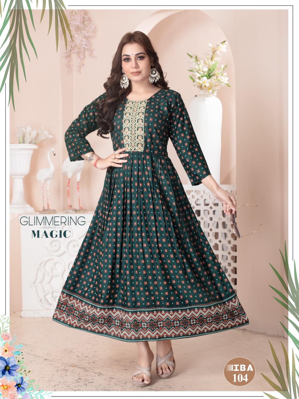 Fashion Talk IBA Anarkali Kurti Wholesale Catalog