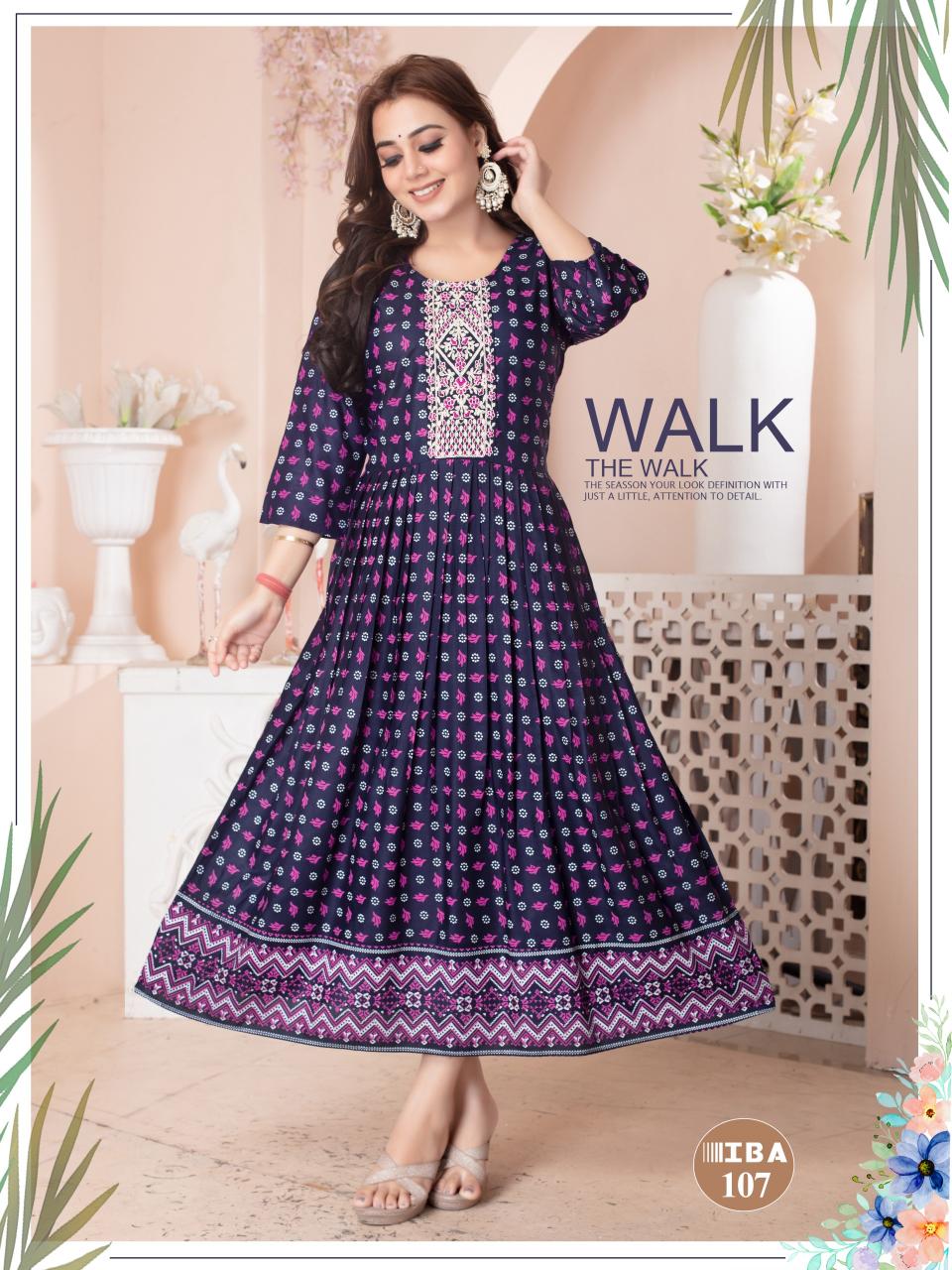 Fashion Talk IBA Anarkali Kurti Wholesale Catalog