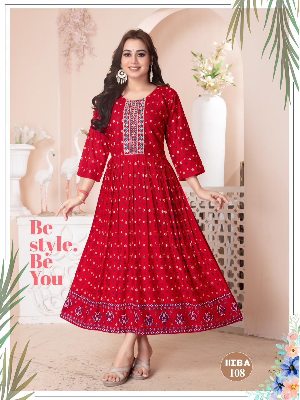 Fashion Talk IBA Anarkali Kurti Wholesale Catalog