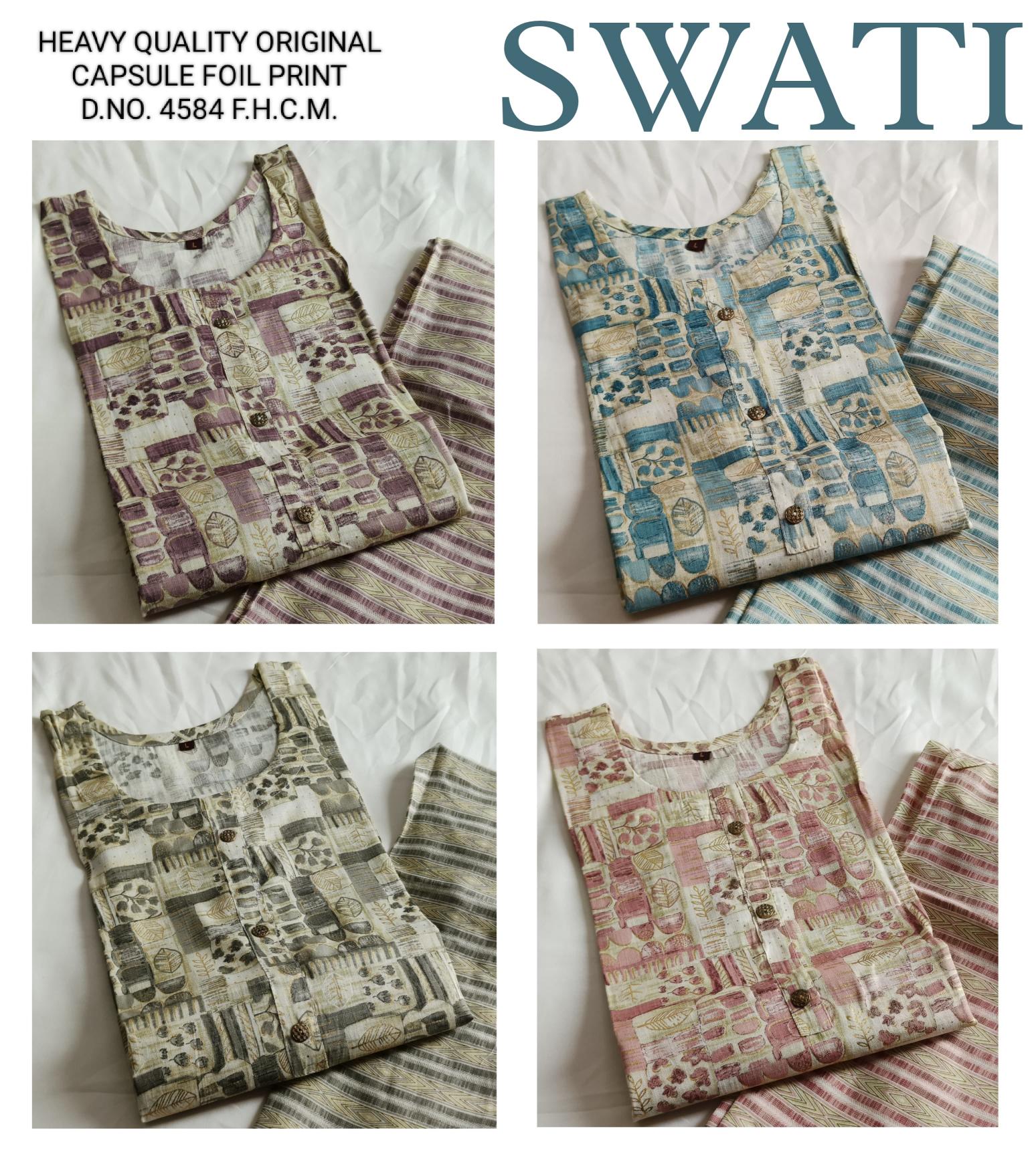 FASHION TALK SWATI 4584 Kurti India Wholesale Catalog