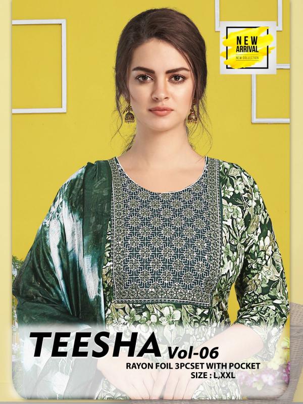 FASHION TALK TEESHA VOL-6 Kurtis Wholesale Catalog