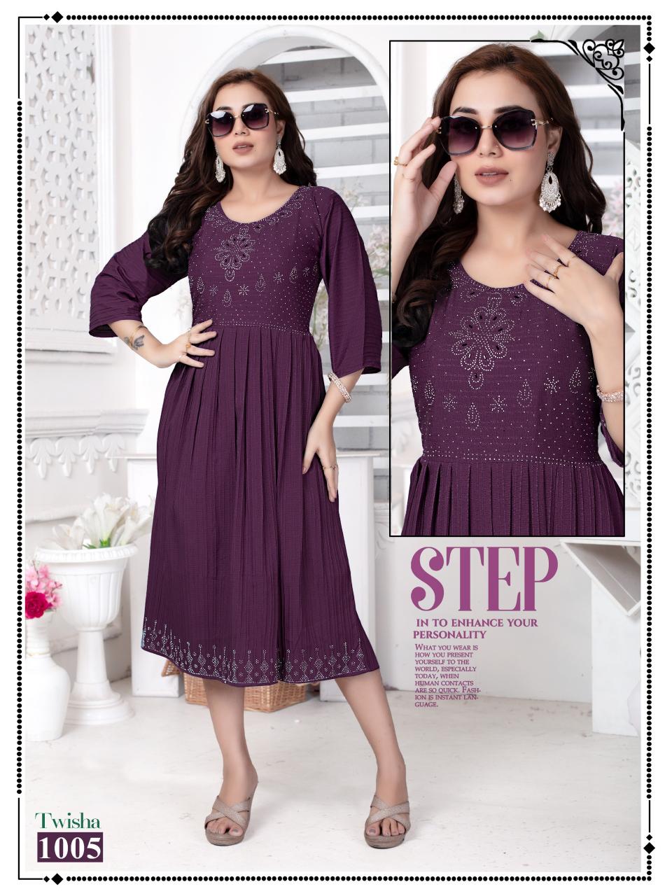 Fashion Talk Twisha Kurtis Wholesale Catalog