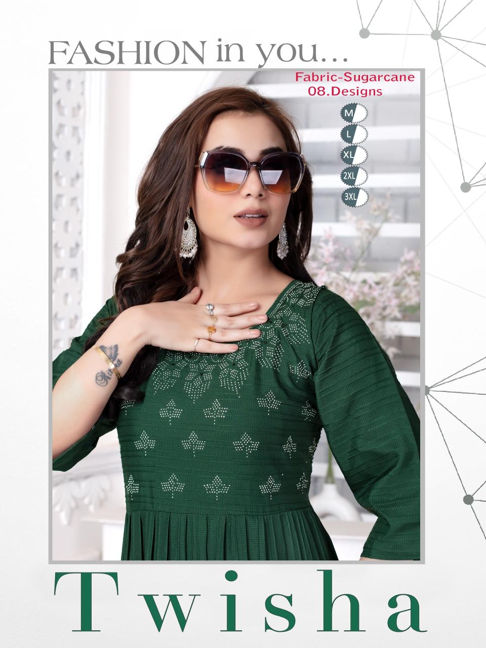 Fashion Talk Twisha Kurtis Wholesale Catalog
