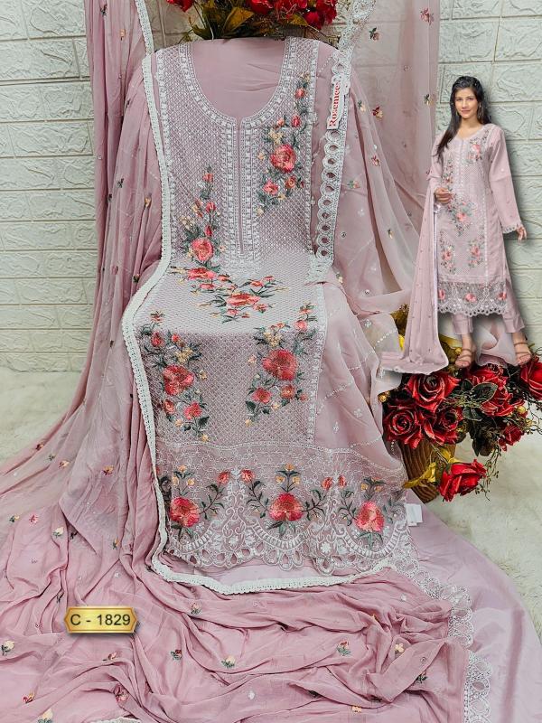 FEPIC ROSEMEEN C 1829 Embroidered Pakistani Suit Wholesale Catalog