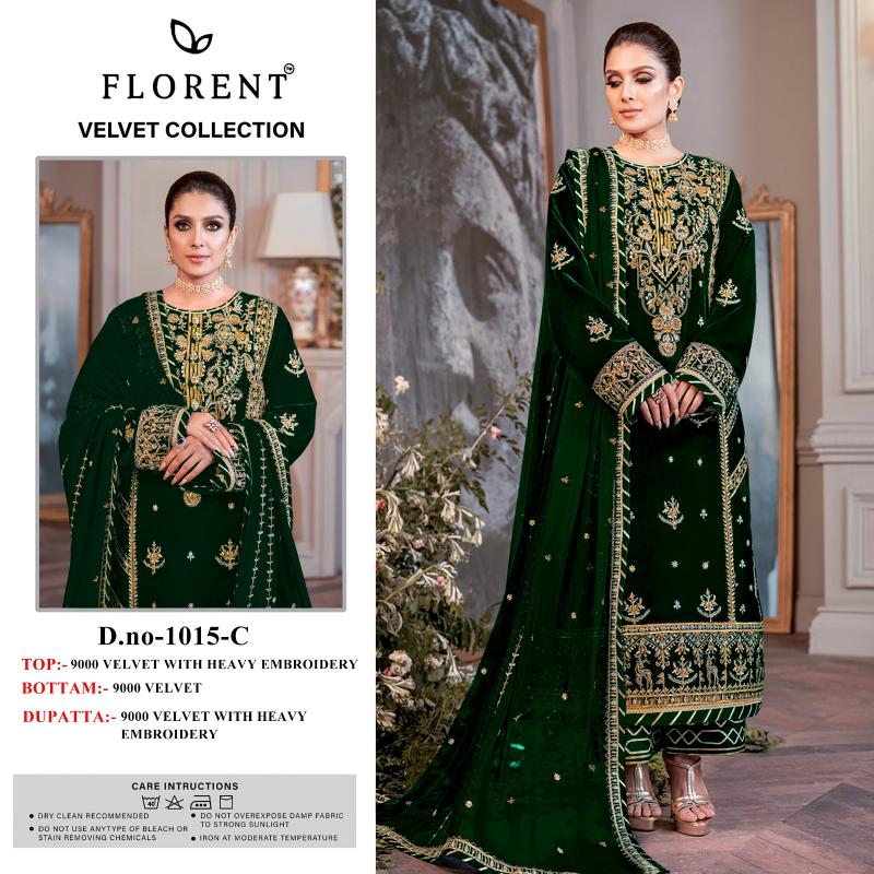 FLORENT 1015 ABCD Pakistani Suits Wholesale Catalog