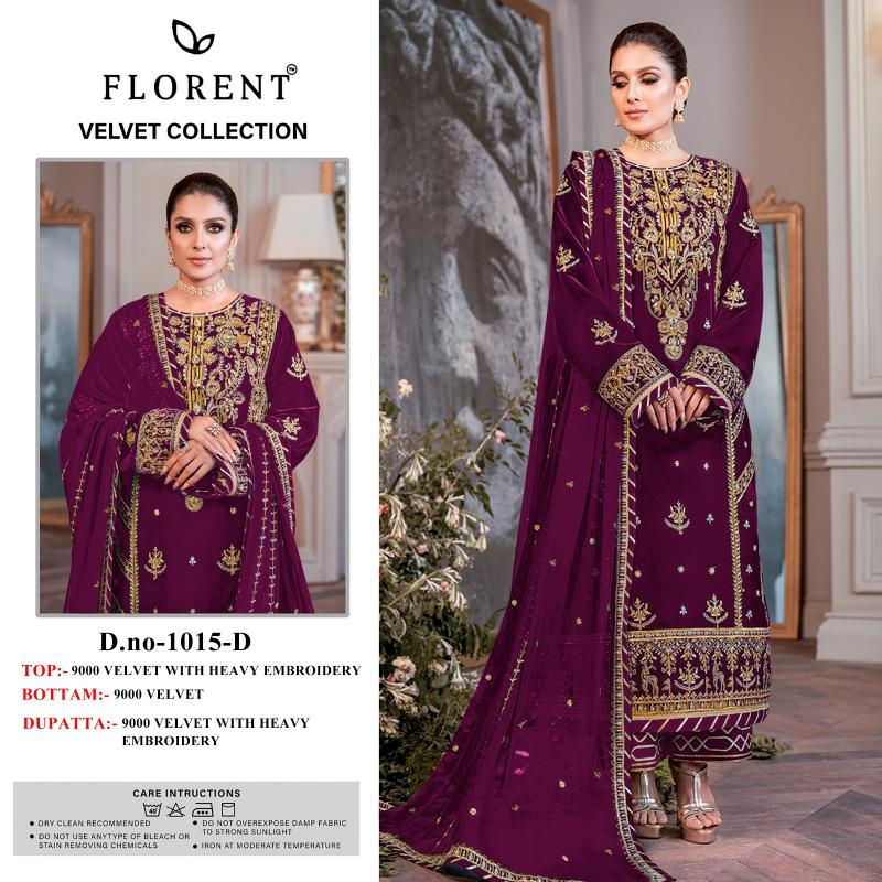 FLORENT 1015 ABCD Pakistani Suits Wholesale Catalog