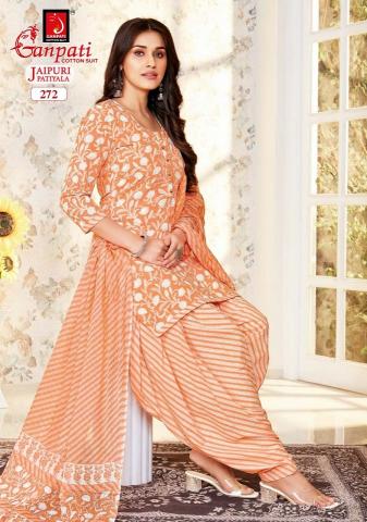 Ganpati Jaipuri Patiyala Vol-12 – Dress Material - Wholesale Catalog