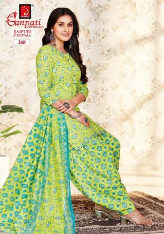 Ganpati Jaipuri Patiyala Vol-12 – Dress Material - Wholesale Catalog
