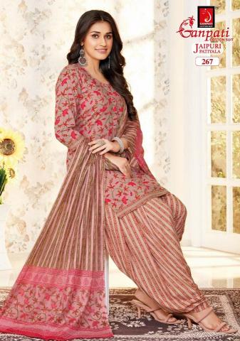 Ganpati Jaipuri Patiyala Vol-12 – Dress Material - Wholesale Catalog