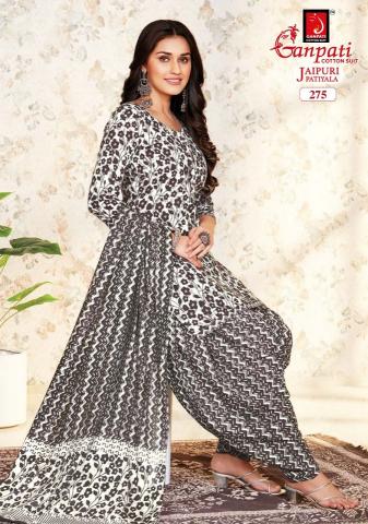 Ganpati Jaipuri Patiyala Vol-12 – Dress Material - Wholesale Catalog